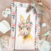OBABY Changing Mat "Watercolour Rabbit"